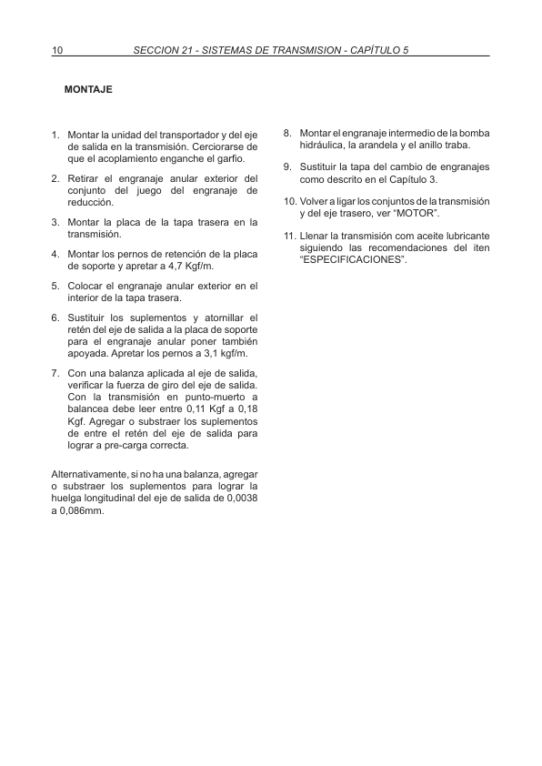 New Holland 7630 8030 Tractor Service Manual ES - Image 13
