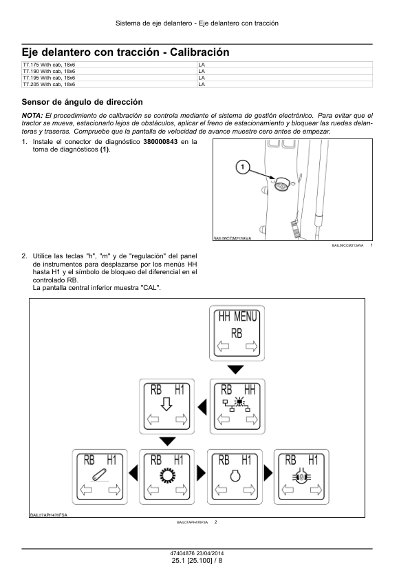 New Holland T7.140 150 165 175 180 190 195 205 Tractor Service Manual ES - Image 12