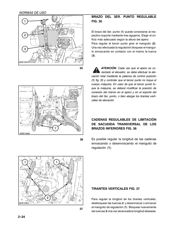New Holland TK76 TK85 TK85M Crawler Tractor Operators Manual ES - Image 12