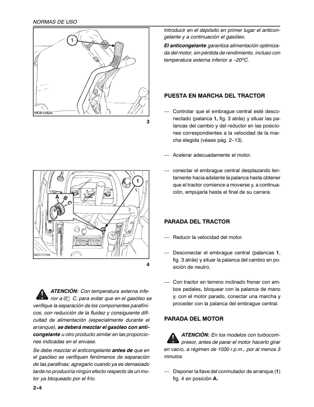 New Holland TK76 TK85 TK85M Crawler Tractor Operators Manual ES - Image 10