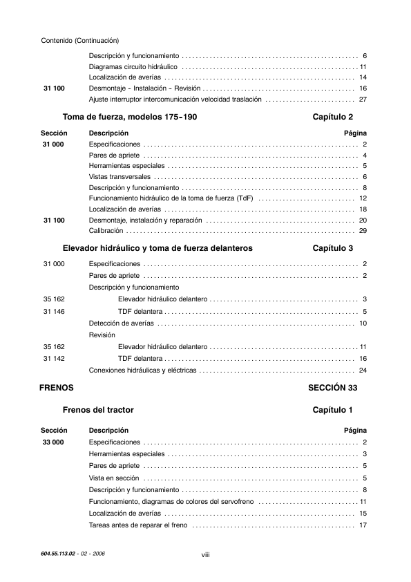 New Holland TM Serie Tractor Repair Manual ES - Image 15