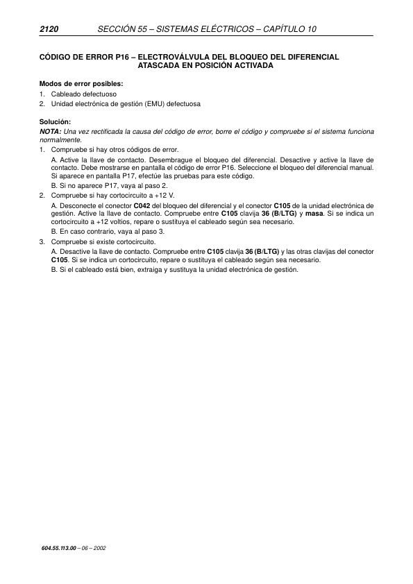 New Holland TM Serie Tractor Repair Manual ES - Image 20