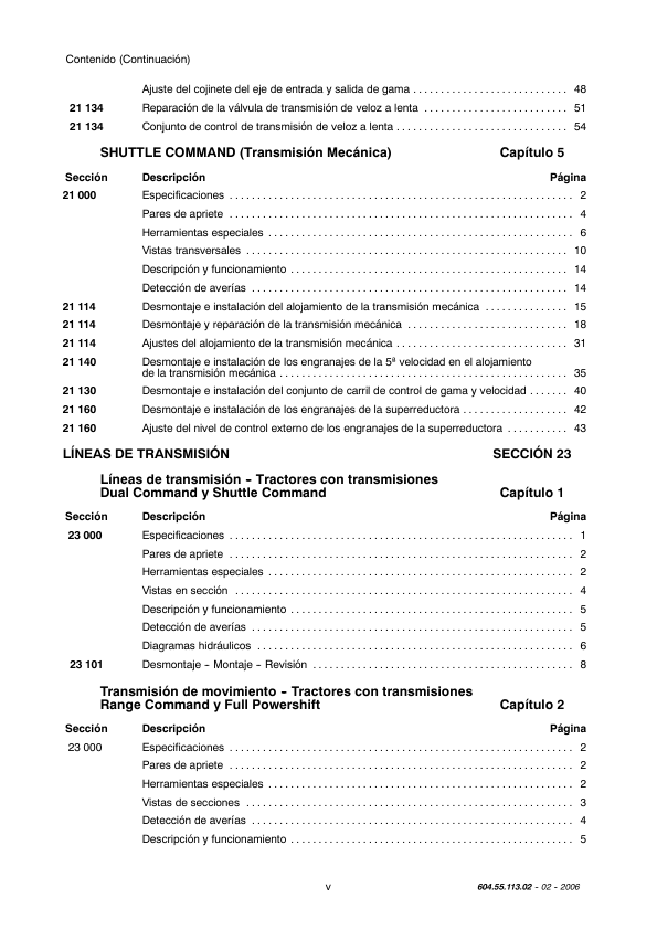 New Holland TM Serie Tractor Repair Manual ES - Image 12