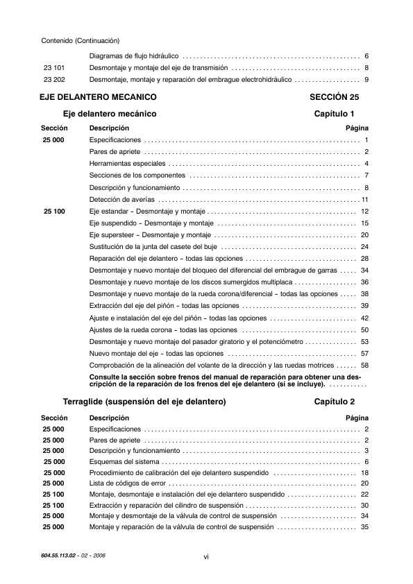 New Holland TM Serie Tractor Repair Manual ES - Image 13