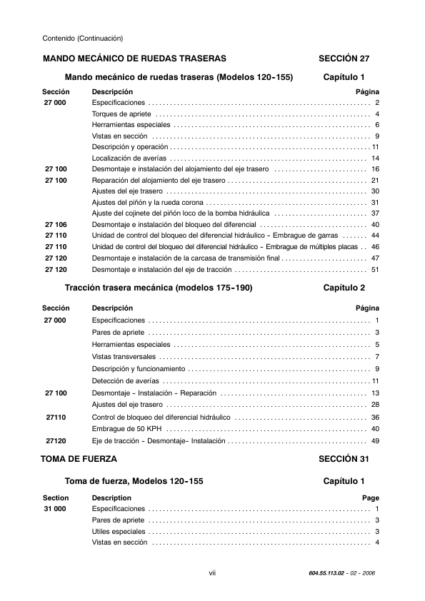 New Holland TM Serie Tractor Repair Manual ES - Image 14