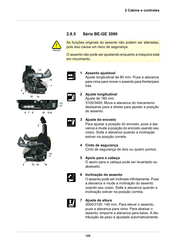 PONSSE Mammoth 8W Forwarder Operators and Service Manual PT - Image 10