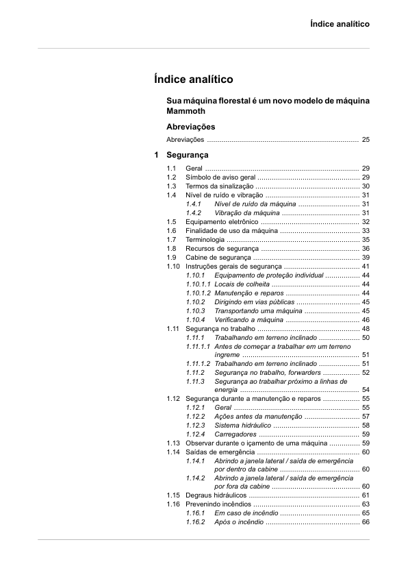 PONSSE Mammoth 8W Forwarder Operators and Service Manual PT - Image 8