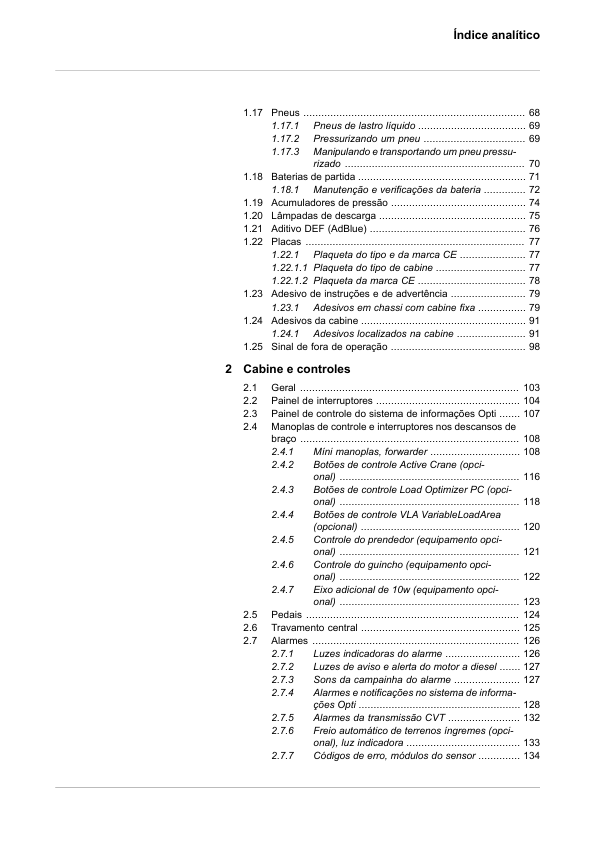 PONSSE Mammoth 8W Forwarder Operators and Service Manual PT - Image 9