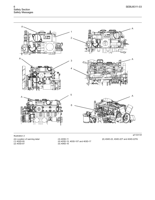 Perkins 400A 400D Engines Operation and Maintenance Manual EN - Image 8