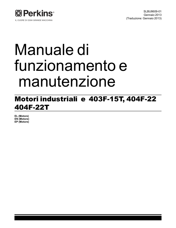 Perkins 403F-15T 404F-22 404F-22T Engines Operation and Maintenance Manual IT - Image 2
