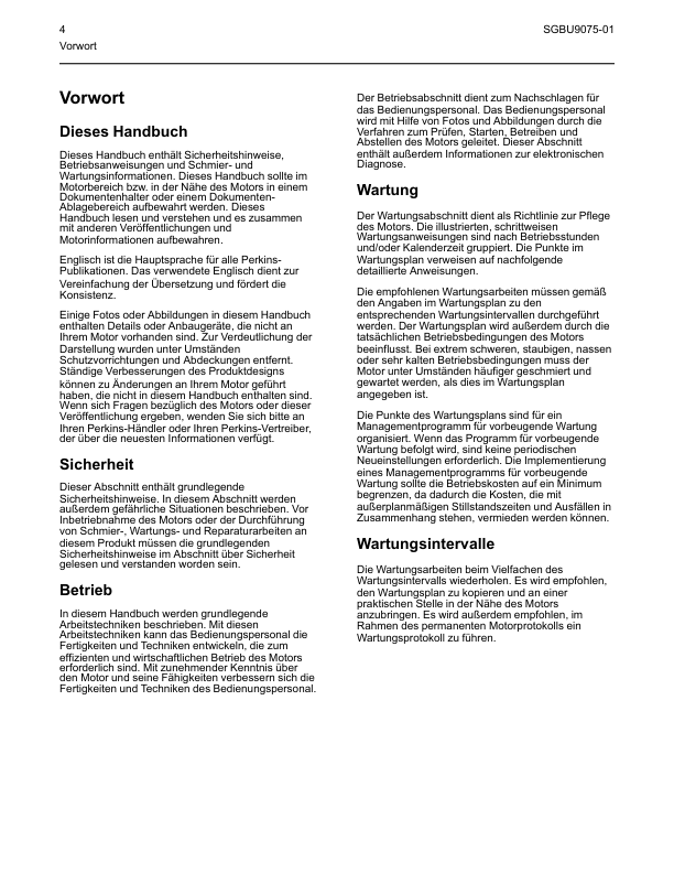 Perkins 404F-E22T 404F-E22TA 403-E17T Engines Operation and Maintenance Manual DE - Image 5