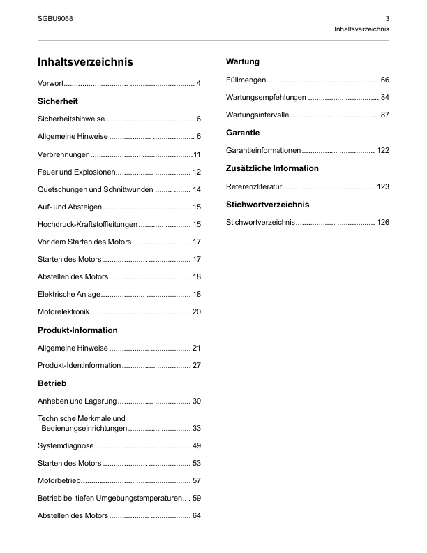 Perkins 854F-E34T Engines Operation and Maintenance Manual DE - Image 4