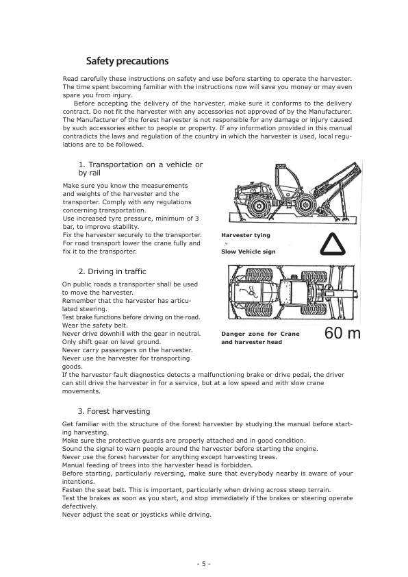 Sampo Rosenlew HR46 Harvester Operators Manual - Image 6