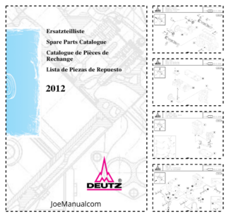 Deutz 2012 Engine Parts Catalog