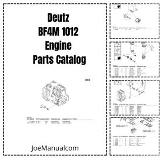 Deutz BF4M 1012 Engine Parts Catalog