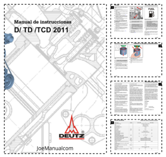 Deutz D TD TCD 2011 Engine Operation Manual ES