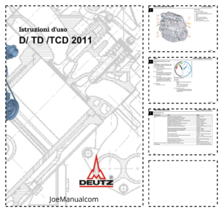 Deutz D TD TCD 2011 Engine Operation Manual IT