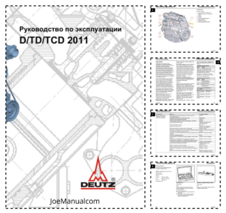 Deutz D TD TCD 2011 Engine Operation Manual RU