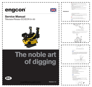 Engcon EC ECR10-30 Tiltrotator Service Manual v1.0 EN