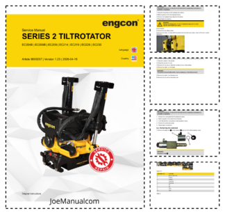 Engcon Series 2 Tiltrotator Service Manual v1.23 EN