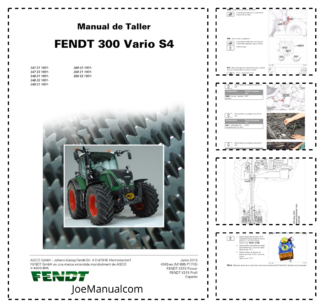 Fendt 300 Vario S4 Tractor Workshop Manual 2015 ES