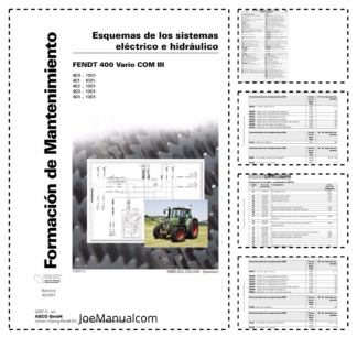 Fendt 400 Vario COM III Tractor Electrical System Service Manual ES