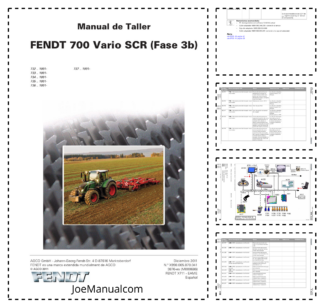 Fendt 700 Vario SCR COM IIIb Tractor Workshop Manual 2011 ES
