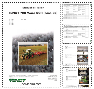 Fendt 700 Vario SCR COM IIIb Tractor Workshop Manual 2012 ES