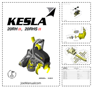 KESLA 20 RH II 20 RHS II Processing Head Parts Catalog SN 20RH550 and UP