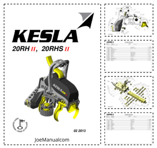 KESLA 20 RH II RHS II Processing Head Parts Catalog