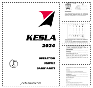 KESLA 2024 Crane Operation Service Manual and Parts Catalog