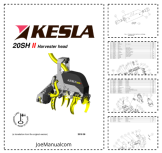 KESLA 20SH II Processing Head Parts Catalog