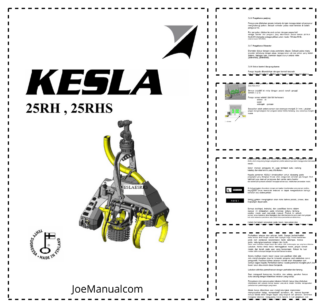 KESLA 25 RH 25 RHS Processing Head Operators Manual MAL