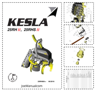 KESLA 25 RH II RHS II Processing Head Parts Catalog SN 25RH800 and UP