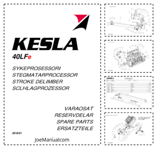 KESLA 40LFe Processing Head Parts Catalog