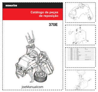 Komatsu 370E Processing Head Parts Catalog 2019 PT