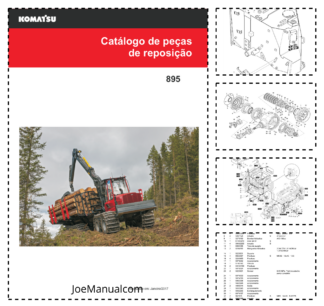 Komatsu 895 Forwarder Parts Catalog 2017 PT