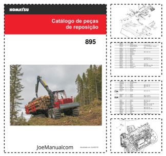 Komatsu 895 Forwarder Parts Catalog 2019 PT
