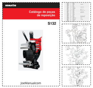 Komatsu S132 Processing Head Parts Catalog PT