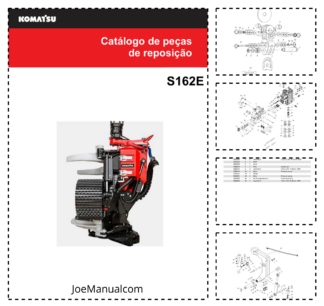 Komatsu S162E Processing Head Parts Catalog PT