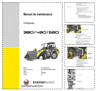 Kramer 380 480 580 Wheel Loader Operators Manual v2.0 FR