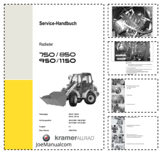 Kramer 750 850 950 1150 Wheel Loader Service Manual v2.0