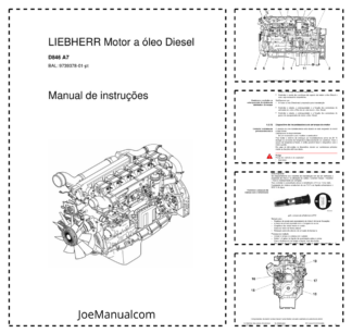 Liebherr D846 A7 Engine Operators Manual SN 2005020000 PT