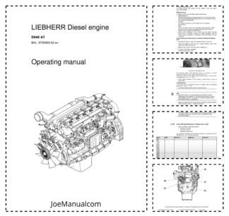 Liebherr D846 A7 Engine Operators Manual