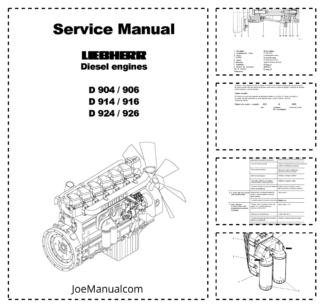 Liebherr D904 D906 D914 D916 D924 D926 Engine Service Manual PT