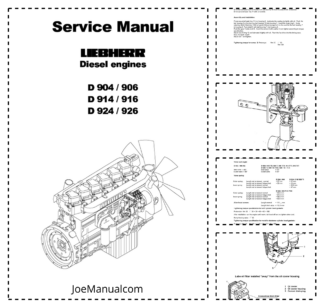 Liebherr D904 D906 D914 D916 D924 D926 Engine Service Manual