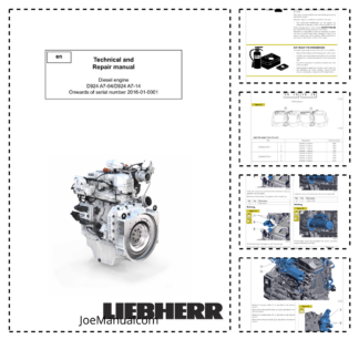 Liebherr D924 A7-04 D924 A7-14 Engine Service and Repair Manual SN 216-01-0001