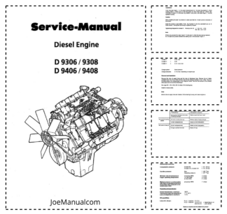 Liebherr D9306 9308 9406 9408 Engine Service Manual