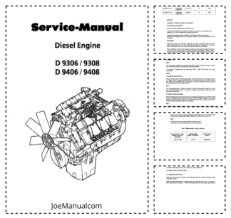 Liebherr D9306 D9308 D9406 D9408 Engine Service Manual