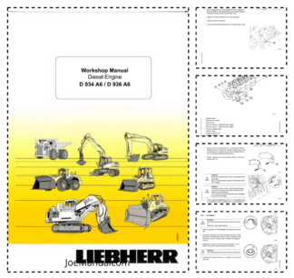 Liebherr D934 A6 D936 A4 Engine Workshop Manual SN 2004-03-0000 2004-04-0000